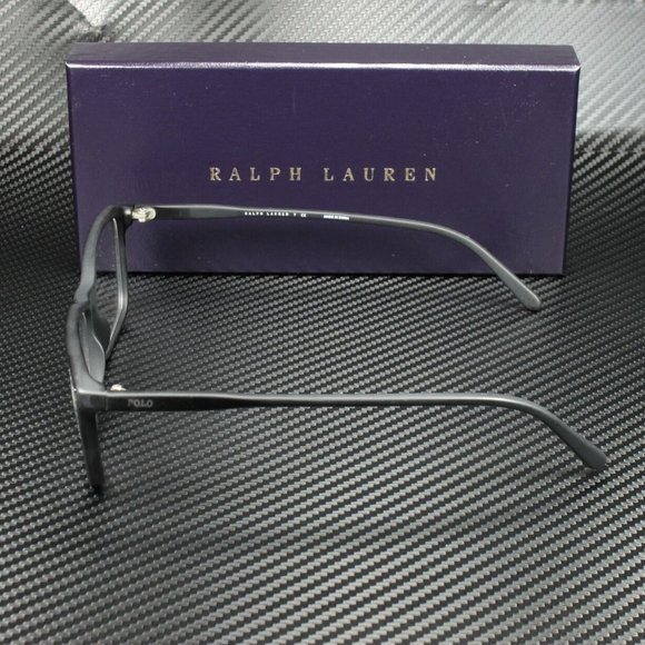 Ralph Lauren Matte Black Men's Eyeglasses - Picture 4 of 4